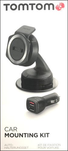 TomTom Car Mounting Kit + Car Charger f. TomTom Rider 400 (2015)