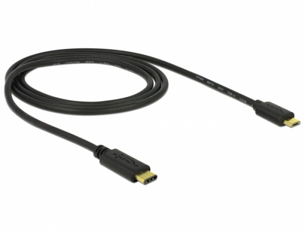 USB-C oplaadkabel 2m verguld voor Falk Pur 550 2nd Edition